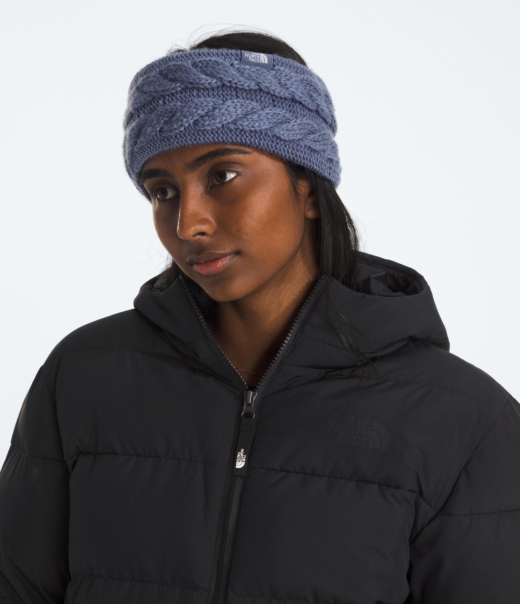 THE NORTH FACE Women's Oh Mega Headband | Winter Ear Warmer With Soft Cable Knit Texture & Fleece Lining