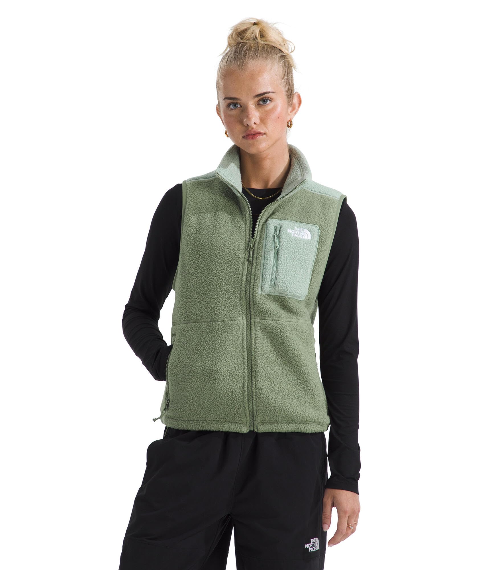 THE North Face Women's Yumiori Vest | Lightweight Fleece Zip Up with Stretch Fabric, Inner Cinch Cord & Secure Zip Pockets