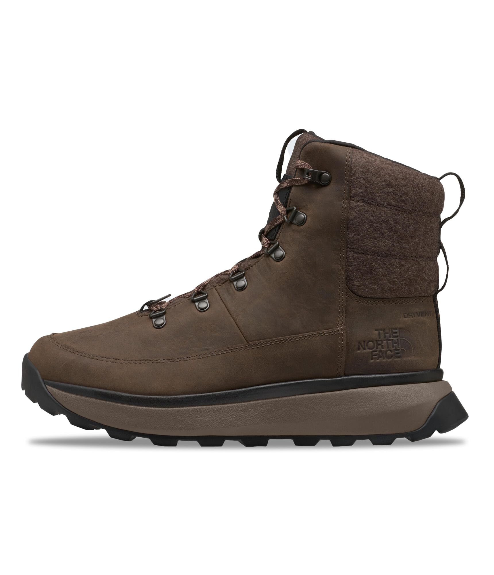 THE NORTH FACE Men's Bergen Leather Waterproof Hiking Boot | Insulated Snow Boot With 4.5mm Lugs
