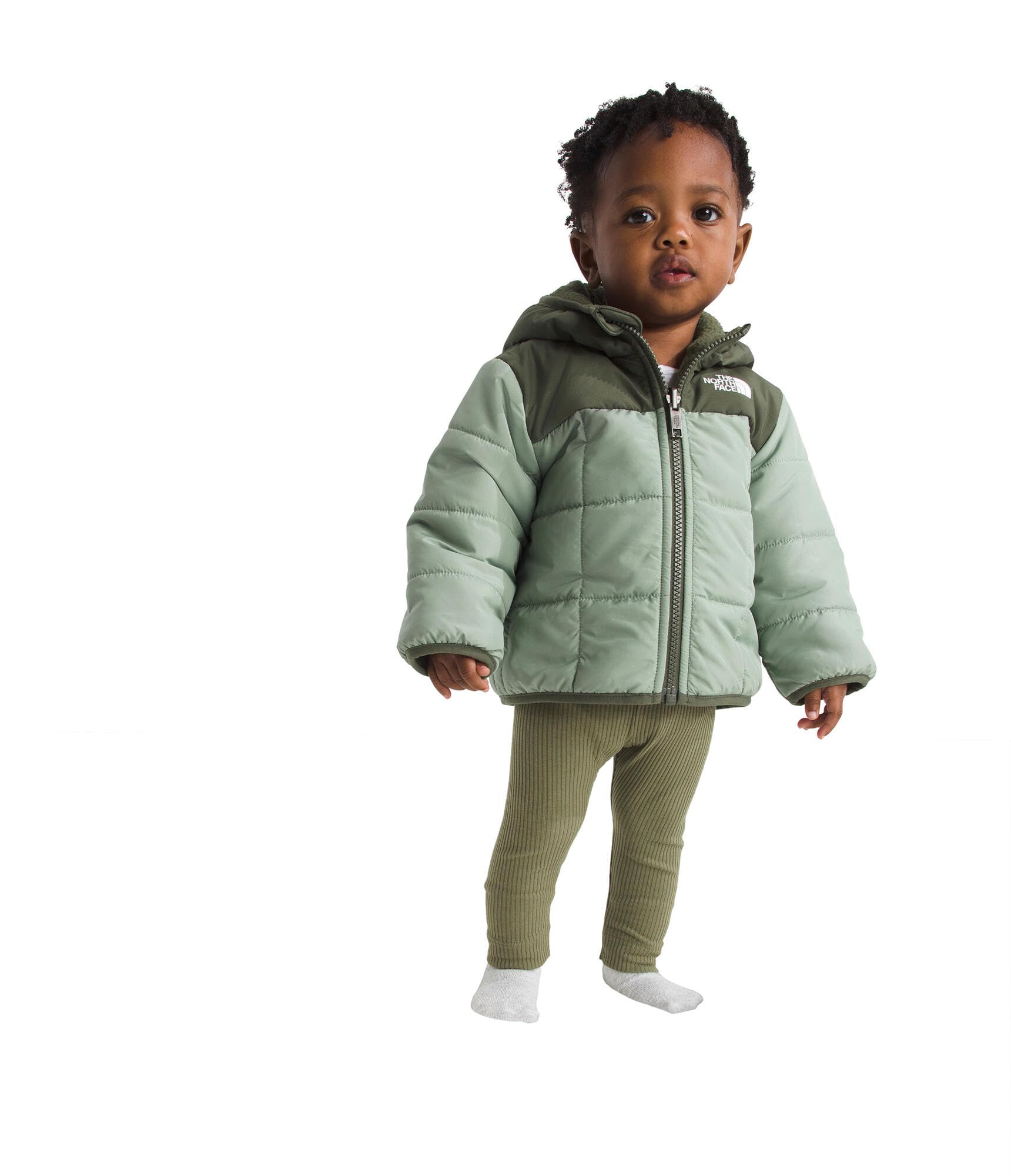 THE NORTH FACE baby-girls Reversible Shasta Full Zip Hooded Jacket