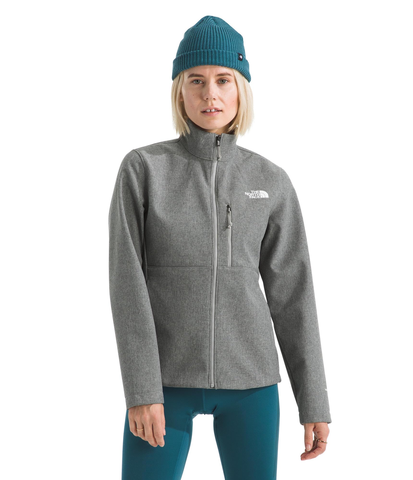 THE NORTH FACE Women's Apex Bionic 3 Jacket | Water & Wind Resistant Softshell with Zip Chest & Hand Pockets, Adjustable Hem