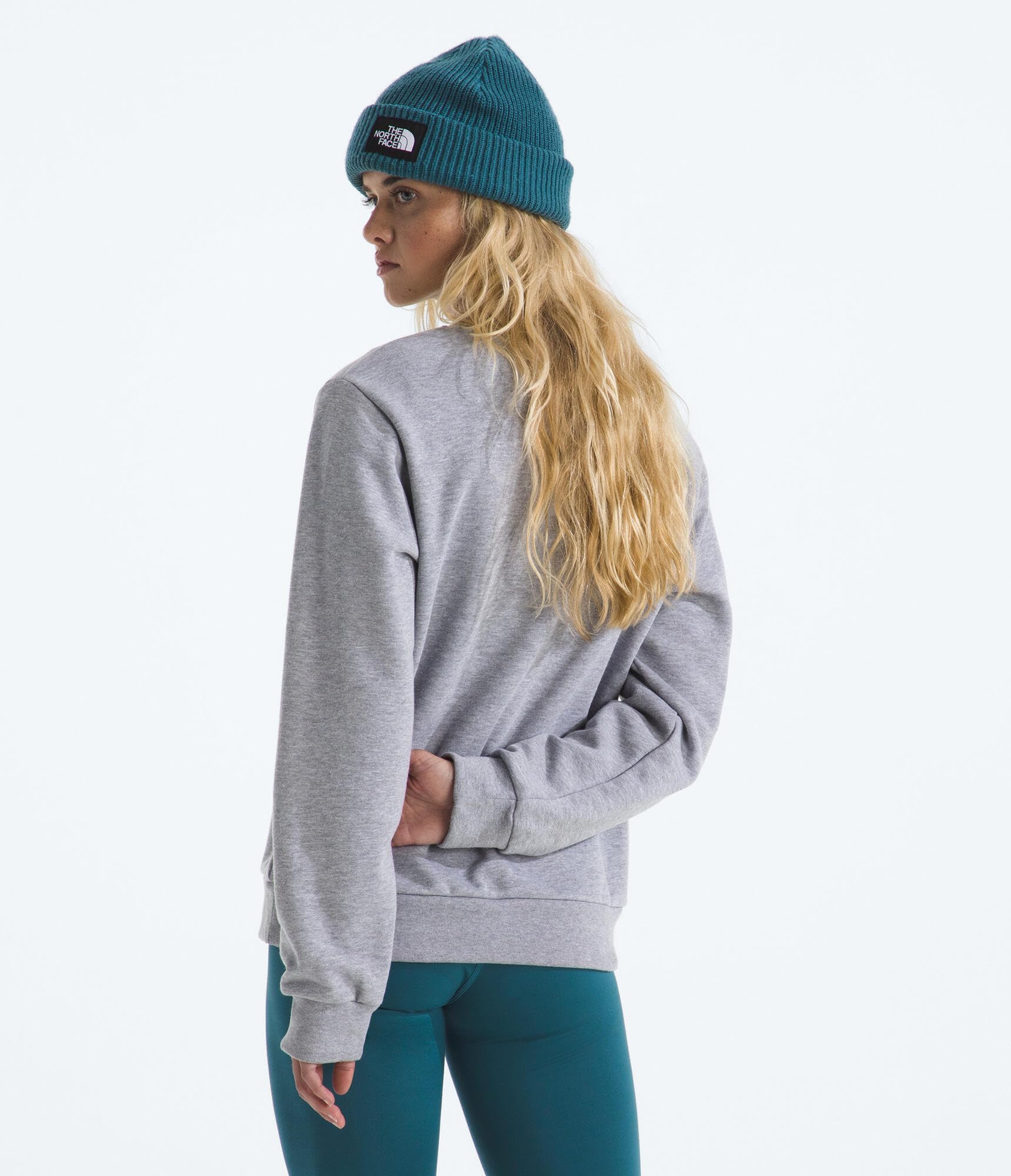 The North Face womens Evolution Simple Dome Crew | Ribbed Collar & Hem, Classic Logo