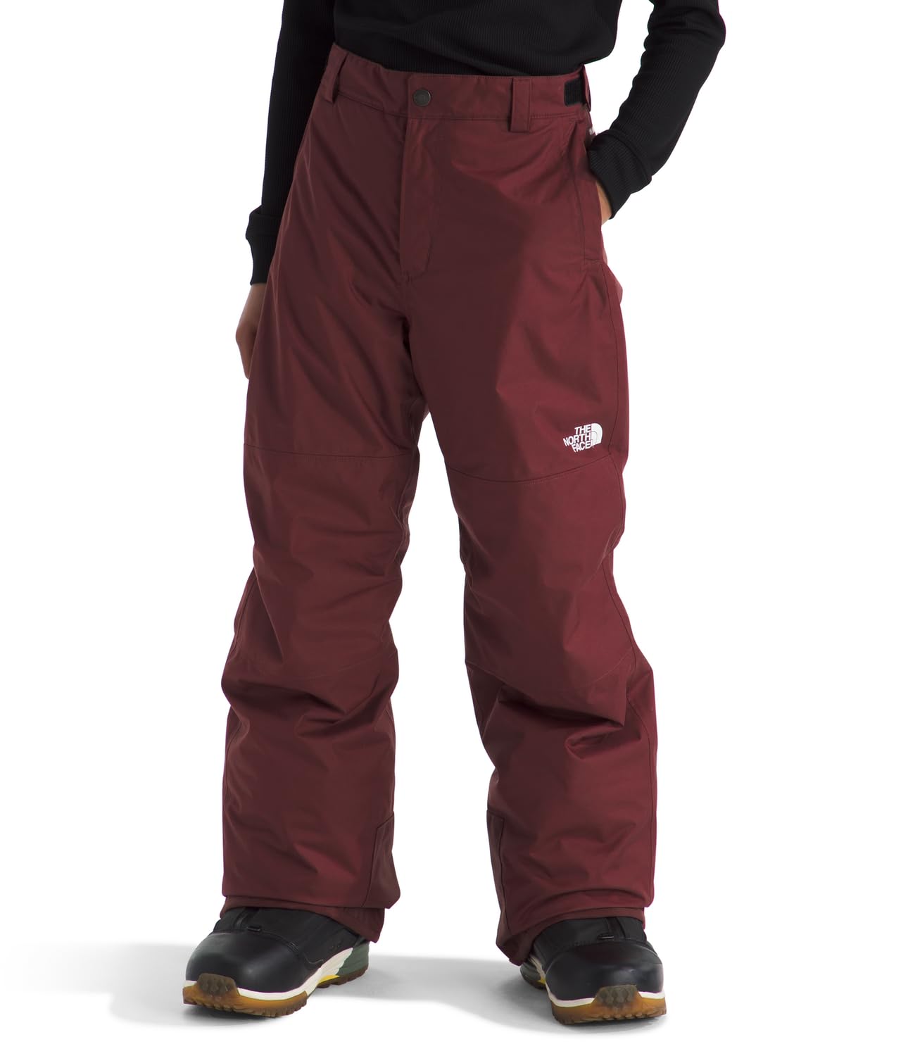 THE NORTH FACE Boys Freedom Insulated Pant | Waterproof for Ski & Snowboard, Gaiters, Adjustable Waist, Zip Pockets