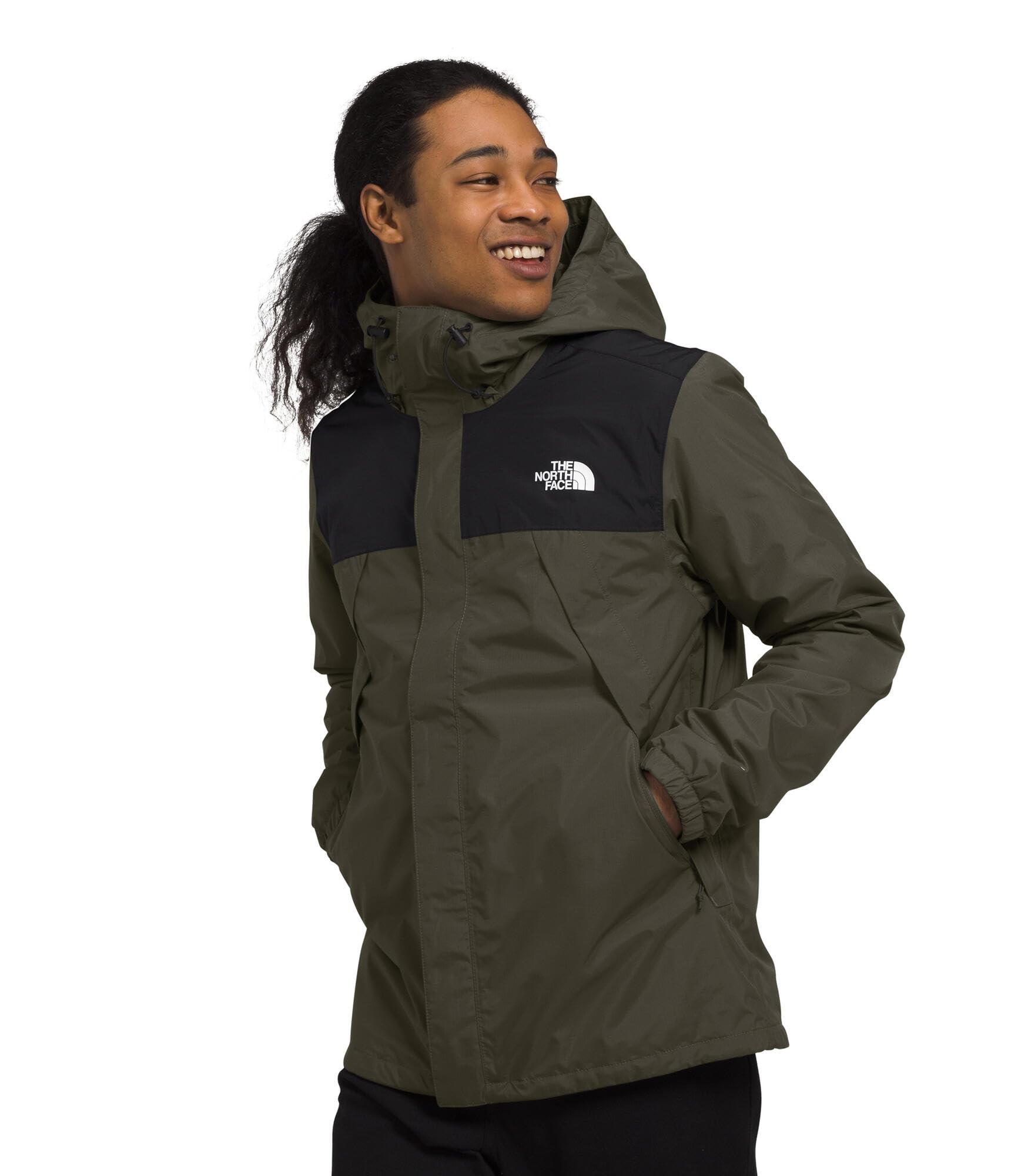 THE NORTH FACE Men's Antora Triclimate Jacket | Waterproof Shell, Warm Inner Fleece Layer, Adjustable 3 Piece Hood